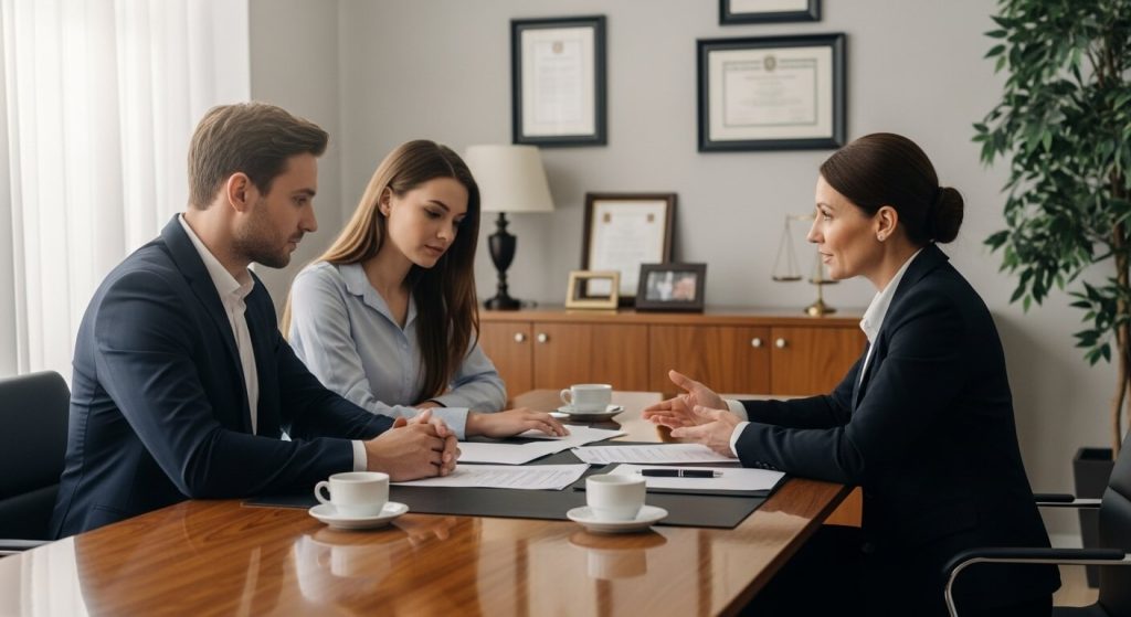 Abogados de divorcio en Ciudad de México explicando los tipos de divorcio y ofreciendo orientación legal personalizada.